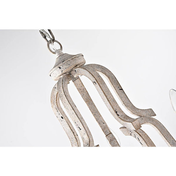 Tinge Vintage Industrial Brass Chandelier