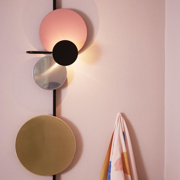 Aira Modern Art Deco Circular Colorful Metal Wall Lamp