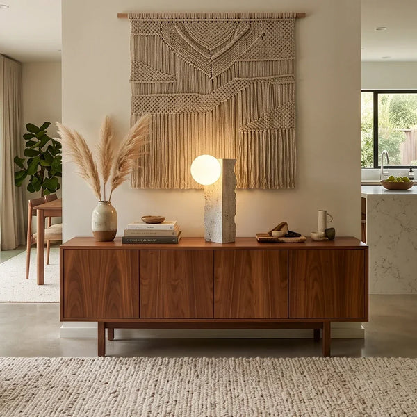Travertine Conduit Table Lamp
