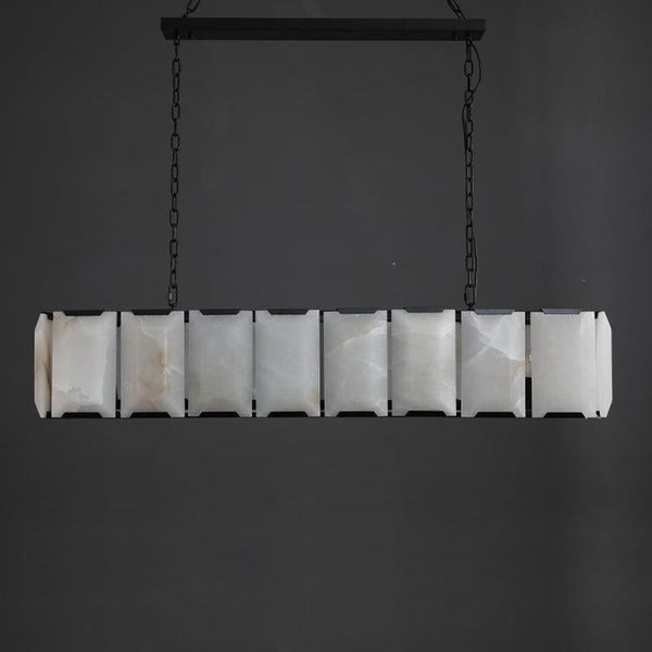 Linear Alabaster Chandelier | CLPORH022LB