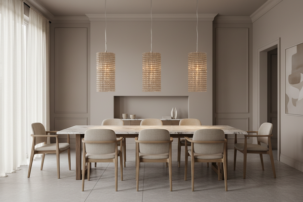 Appia Column Pendant | Amber Crystal | CLAPP-CA
