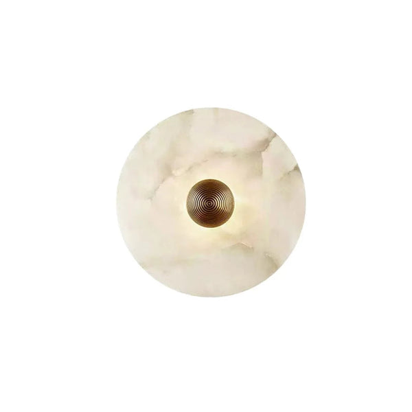 Round Alabaster Wall Lamp