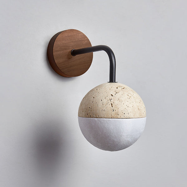 Ivmarila Travertine Wall Lamp