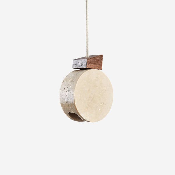 Tavaielle Pendant Light Geometry Travertine
