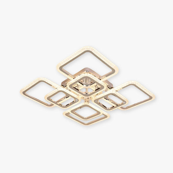 Arisha Modern Square Flush Mount Ceiling Light