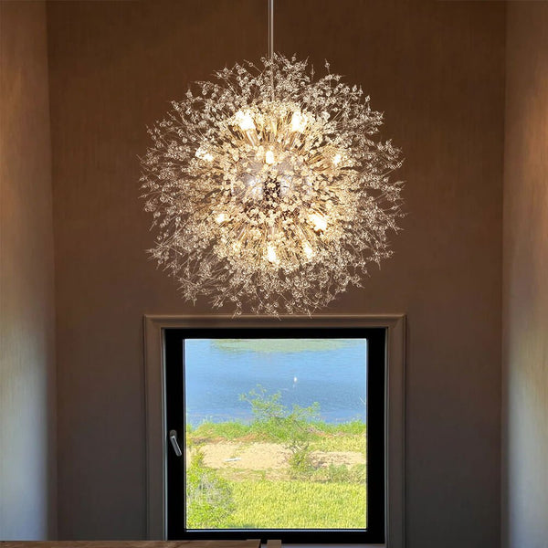 16-Light Oversized Luxury Sputnik Firework Chandelier