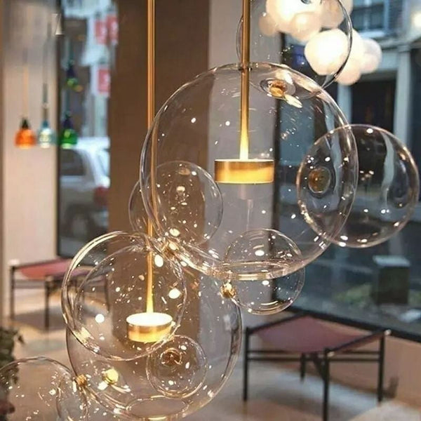 Valentina Modern Bubble Cluster Pendant Light Gold