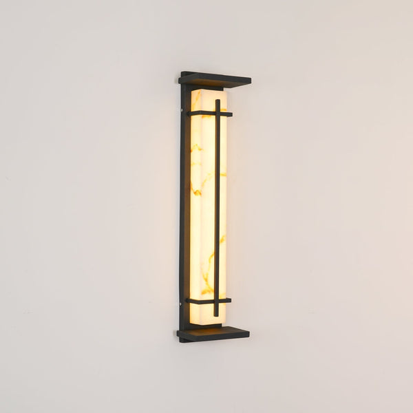 Marcell Alabaster Square Wall Light
