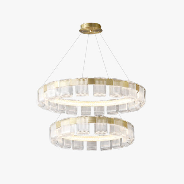 Circular Pendant LED Light Minimalist for Bedroom