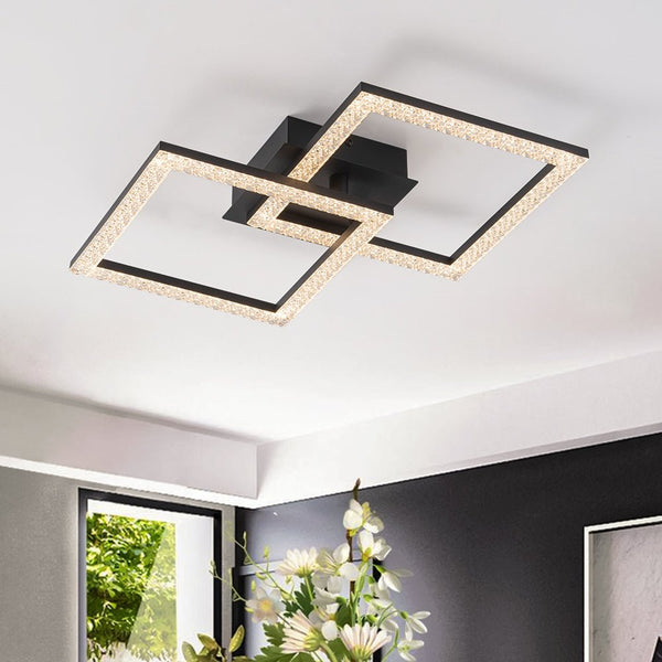 Mjolkuvux Minimalist Dimmable Semi Flush Mount Ceiling Light