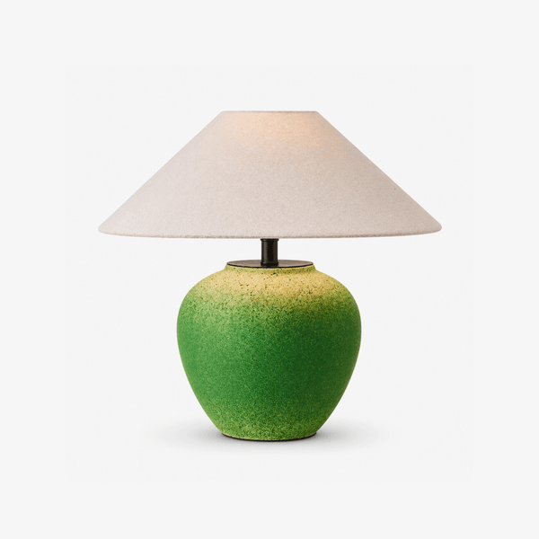 Prasina Green Ceramic Table Lamp