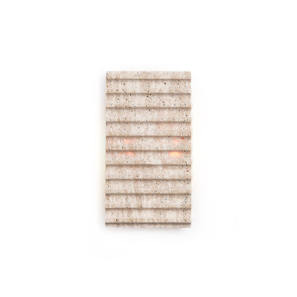 Othaus Beige Travertine Wall Lamp