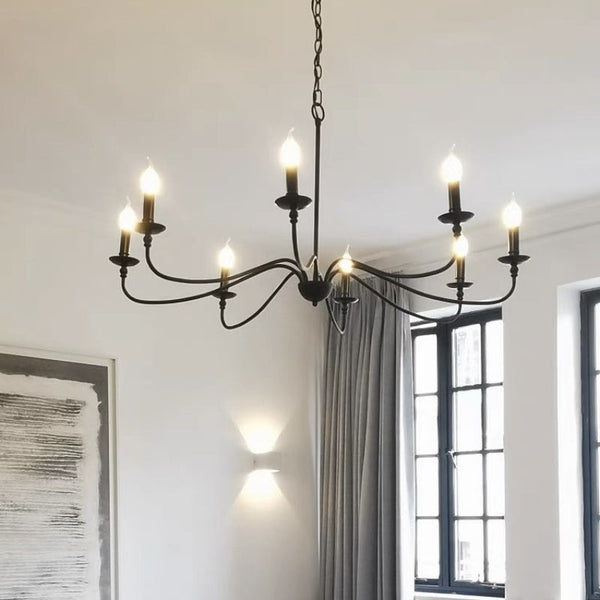 Orix Retro Vintage Candle Metal Chandelier