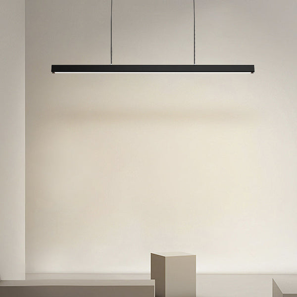 Orva Minimalist Classic Black & White Linear Pendant Light