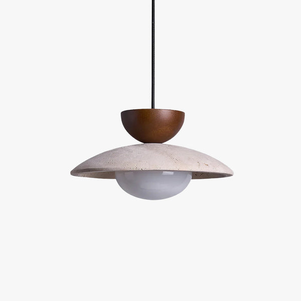 Clave Travertine Pendant Light