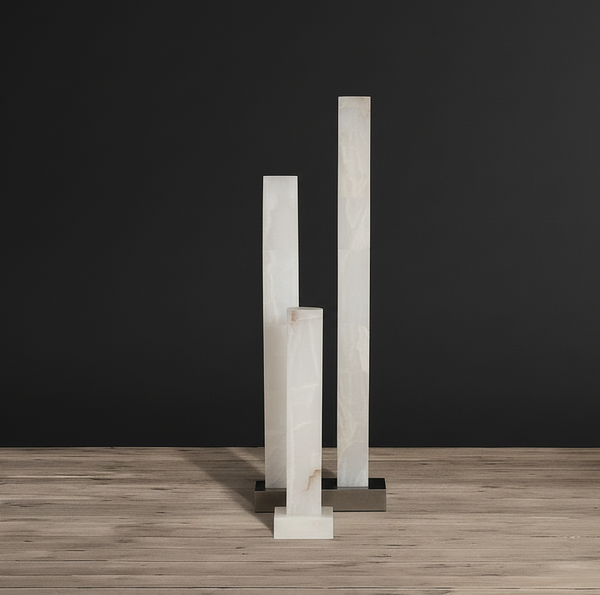 Alabaster Column Floor Lamp | CLKY085