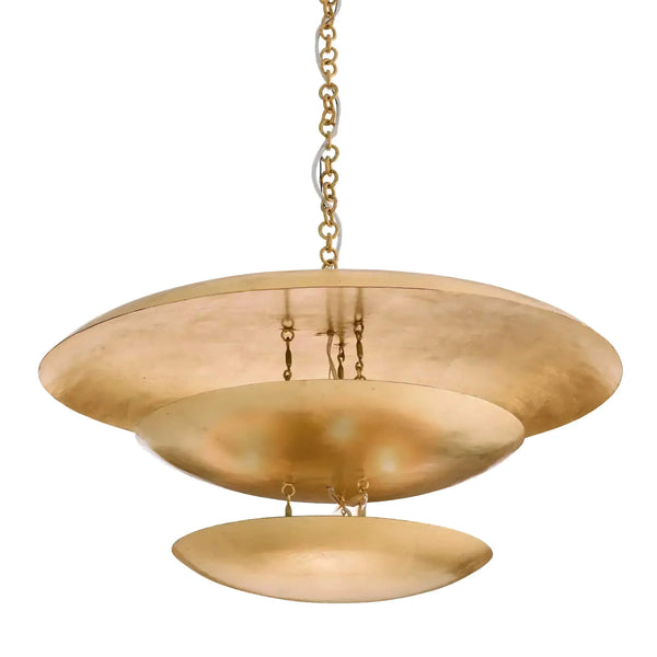 Sculptural Gold Tiered Pendant | CLIS0960