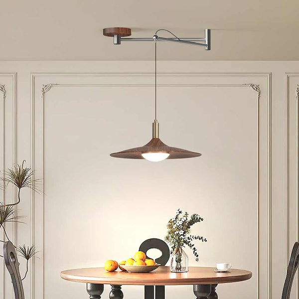 Pendant Light Adjustable Swing Arm Flying Saucer LED