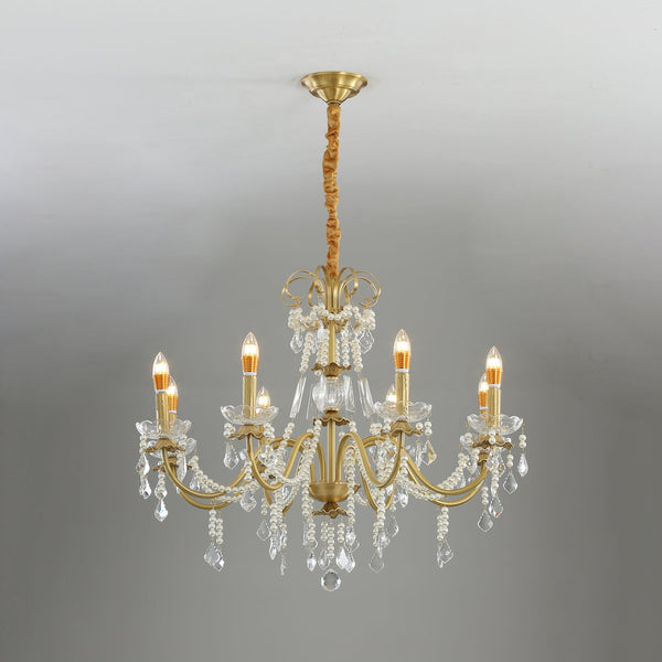 Crystal Pearl Chandelier