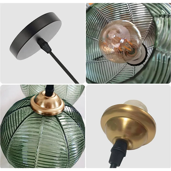 Green Modern Glass Balls Pendant Lighting | CLND052