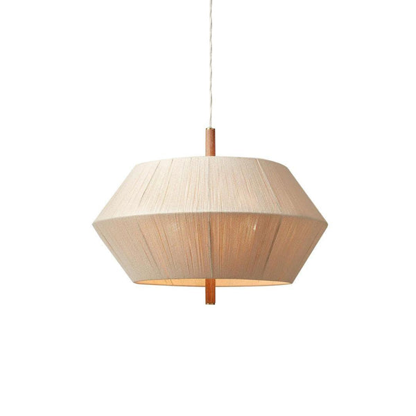 Oak rope chandelier