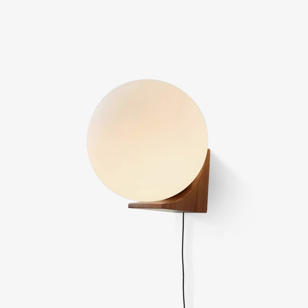 Evelyn Orb Plug-in Wall Lamp