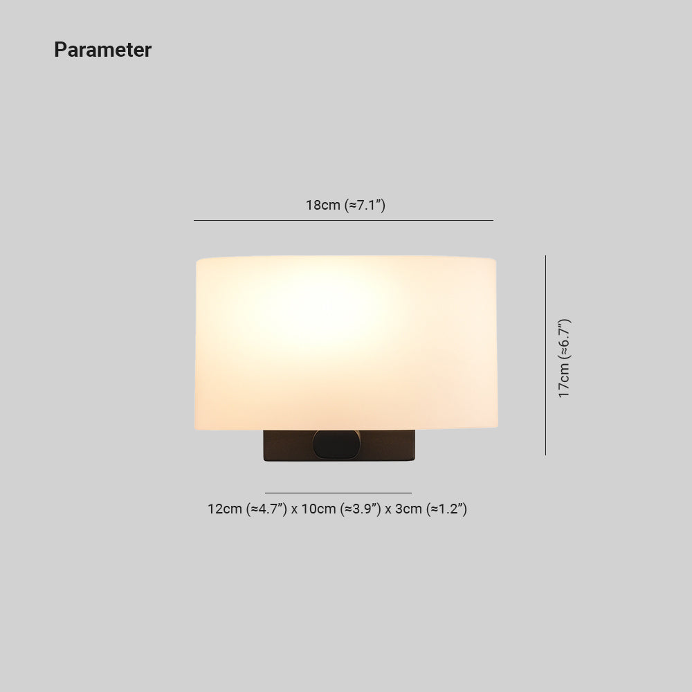 Arisha Indoor Wall Lamp Bedroom Glass Nordic Style