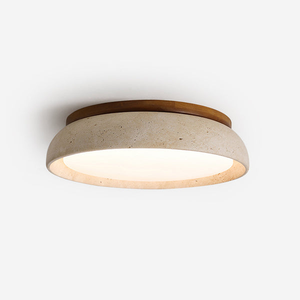Kloris Ceiling Light Piedra Travertine