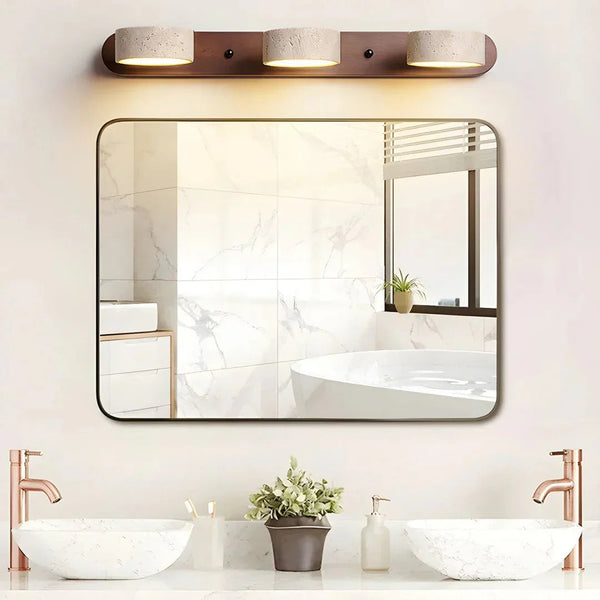Travertine Duo Wall Light
