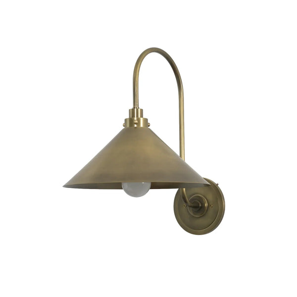 Gooseneck Cone Wall Sconce