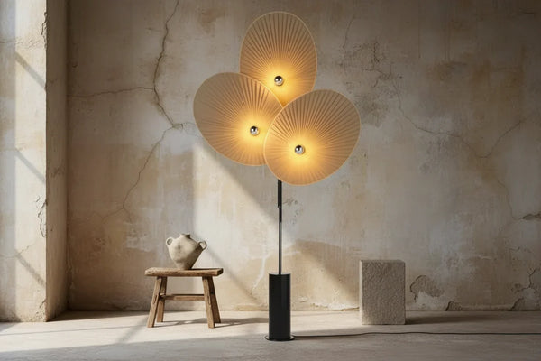 Svelo Floor Lamp | Pleated Linen | CLPO8950