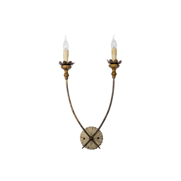 Catalos Vintage Industrial Wooden Wall Lamp