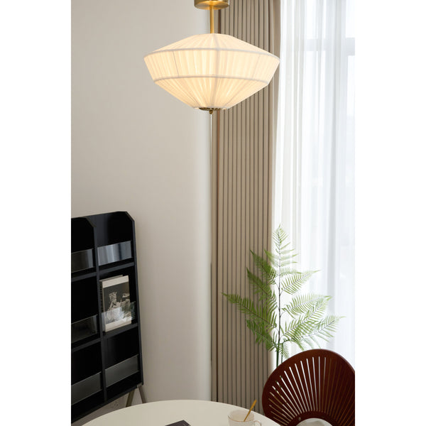 Casoreth Pleated Fabric Ceiling Lamp