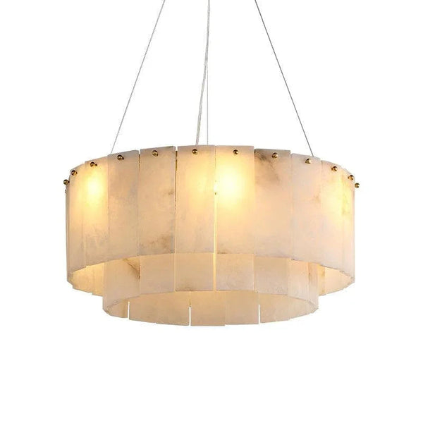 Rock Alabaster Chandelier