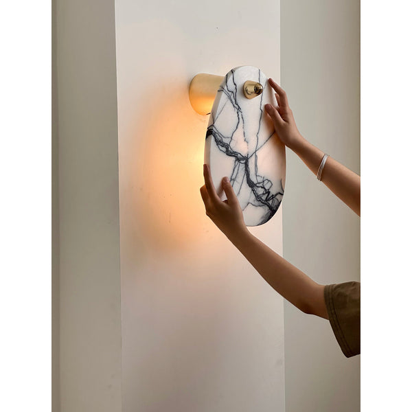 Norduvys Modern Luxurious Marble Wall Lamp