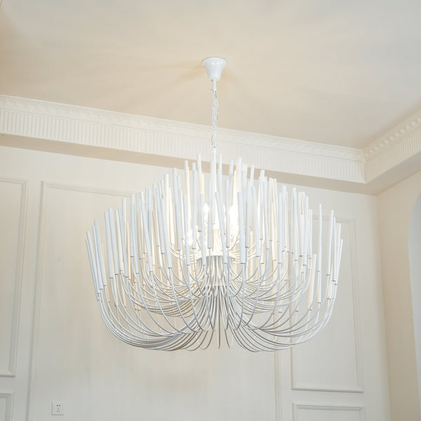 Ulshayra Postmodern Luxury Multi-Stick Wooden Chandelier