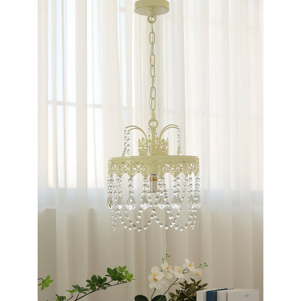Zonorira Vintage Wooden Candle-Shape Chandelier