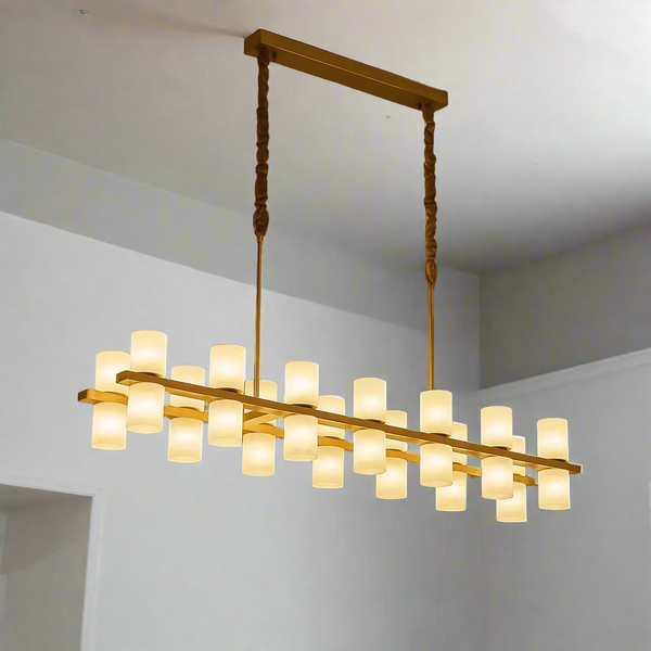 Filari Alabaster Linear Chandelier | CLNH01441