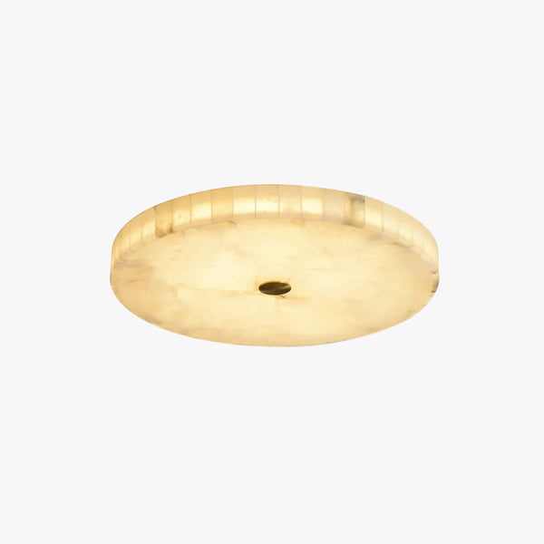 Delya Round Alabaster Ceiling Lamp
