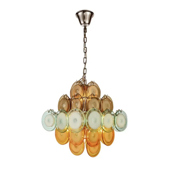 Veneto Chandelier | Tiered Glass Discs | CLOP895000
