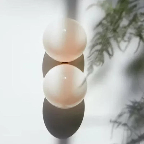 Ball glass wall lamp