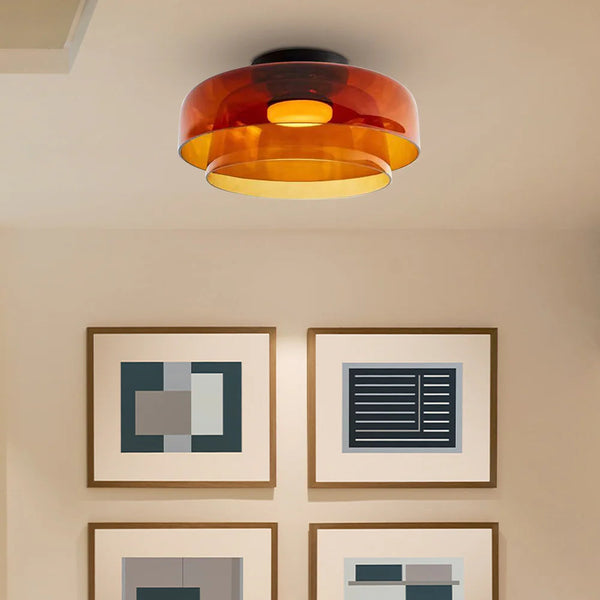 Nordic Designer Creative Medieval Glass Ceiling Lamp