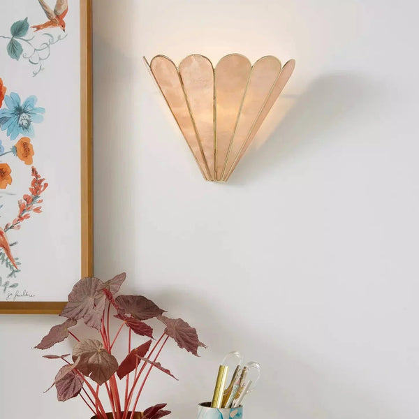 Mica Petal Wall Lamp