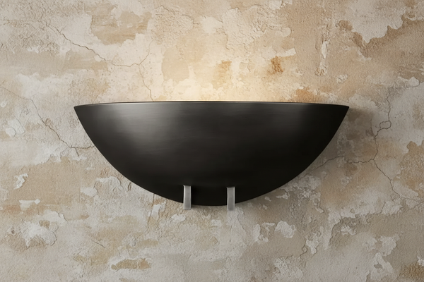 Bowl Wall Sconce | Black | CLHBY90B
