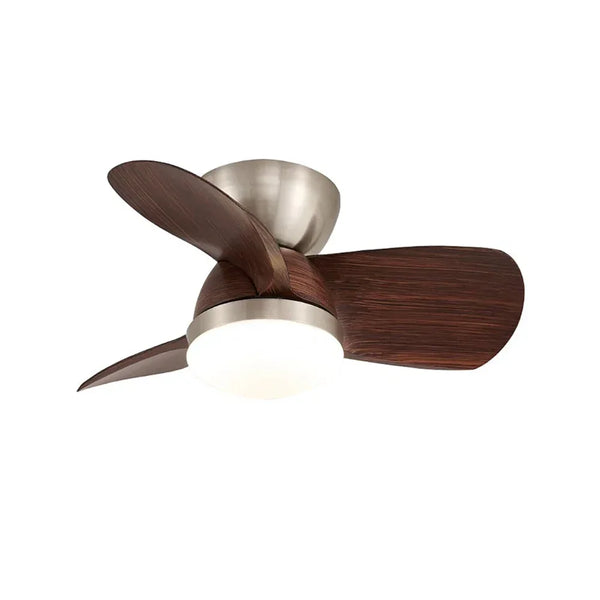 Minimalist Miroter Ceiling Fan Light