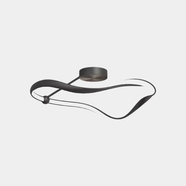 Ceiling Light Modern Minimalist Metal Dimmable LED, Black / White