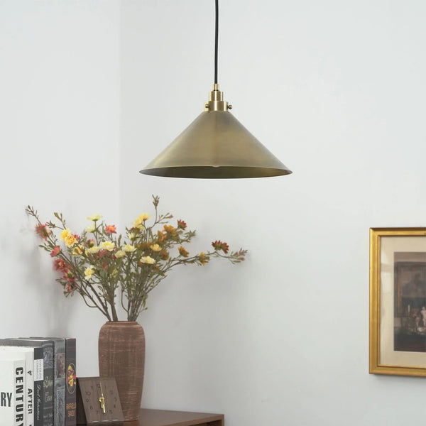 Metal Cone Pendant Light