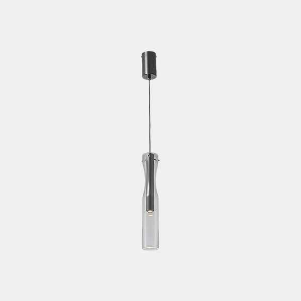 Pendant Light Modern Glass Linear Cylinder LED