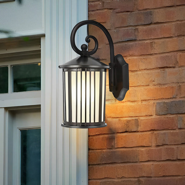 Viraivella Striped Retro Outdoor Wall Lights
