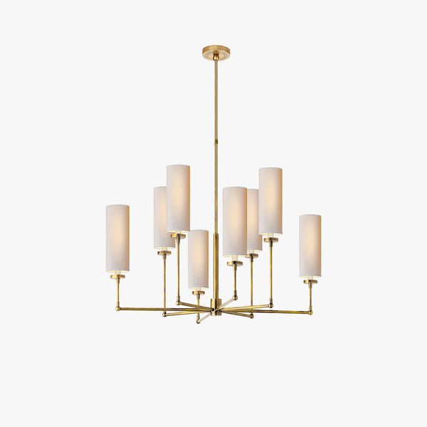 Eraeiel Postmodern Luxury Brass Fabric Chandelier